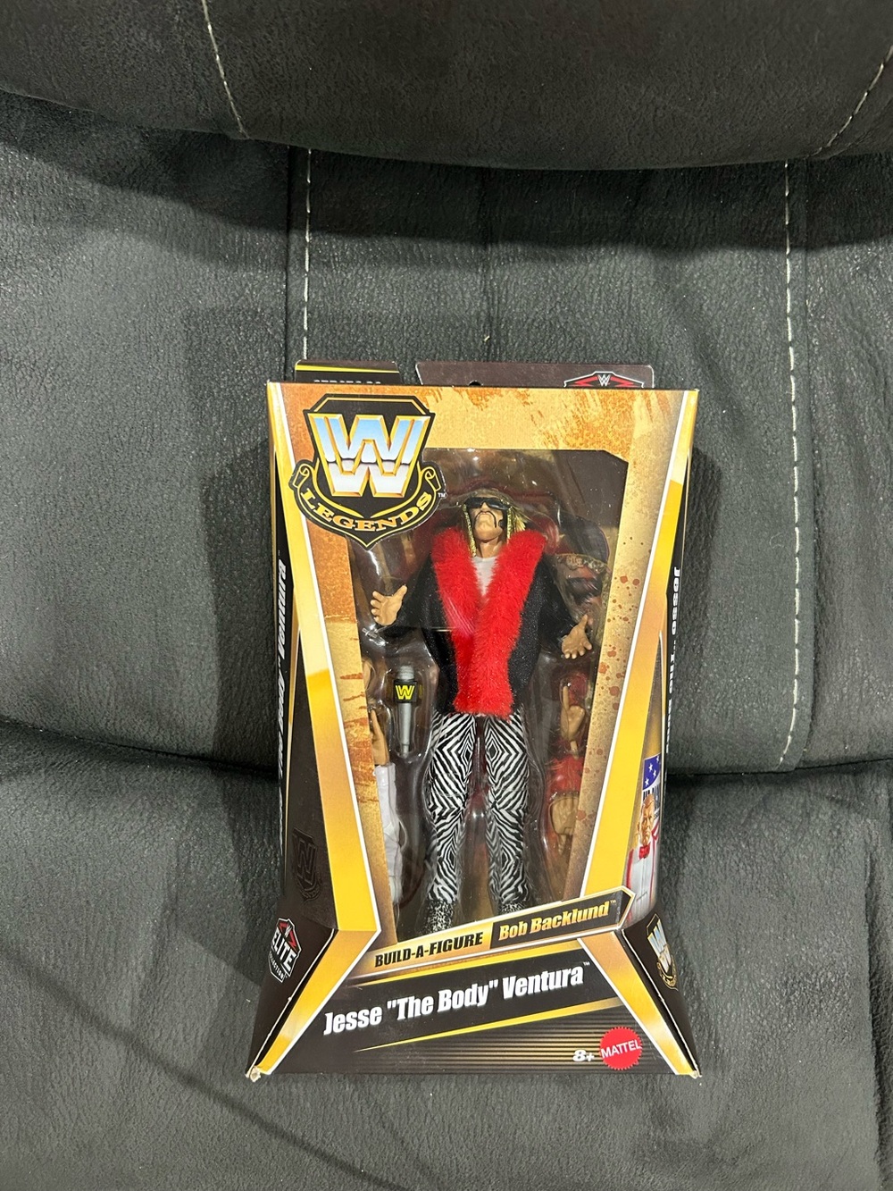Jesse “the body” Ventura WWE Legends s30! MOC! Bob Backlund BAF
